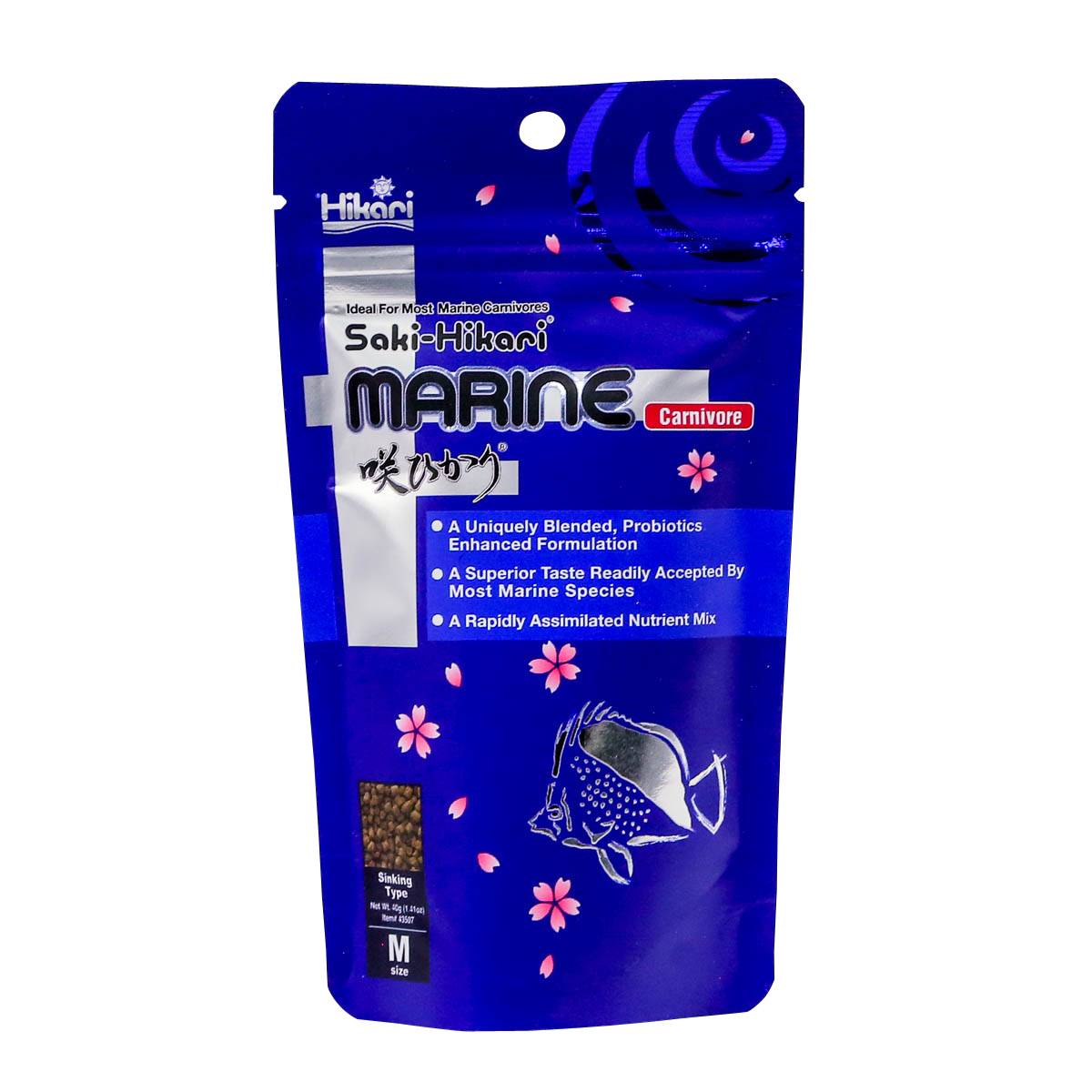 HIKARI 1.41 oz Saki Marine Carnivore Pellet Food