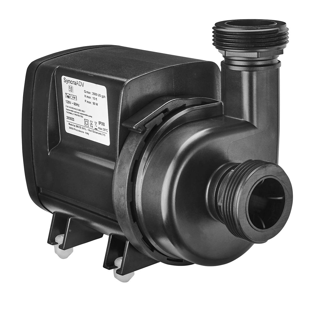 SICCE Syncra SDC 9.0 WiFi Controllable Pump (1000-2500 GPH)