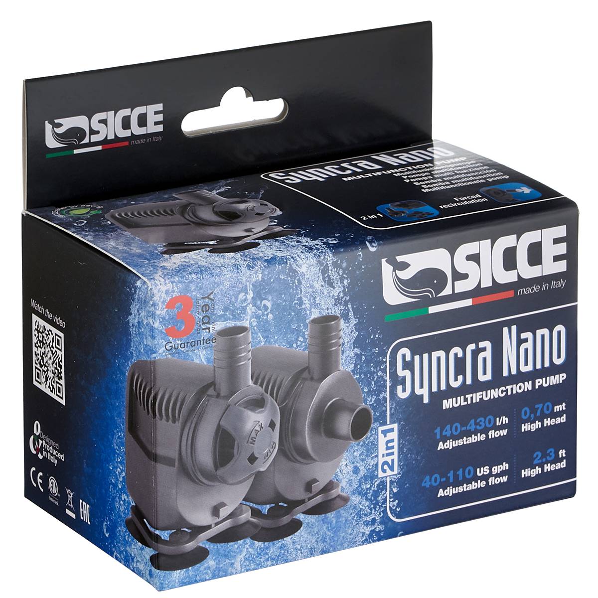 SICCE Syncra Nano Pump (110 GPH)