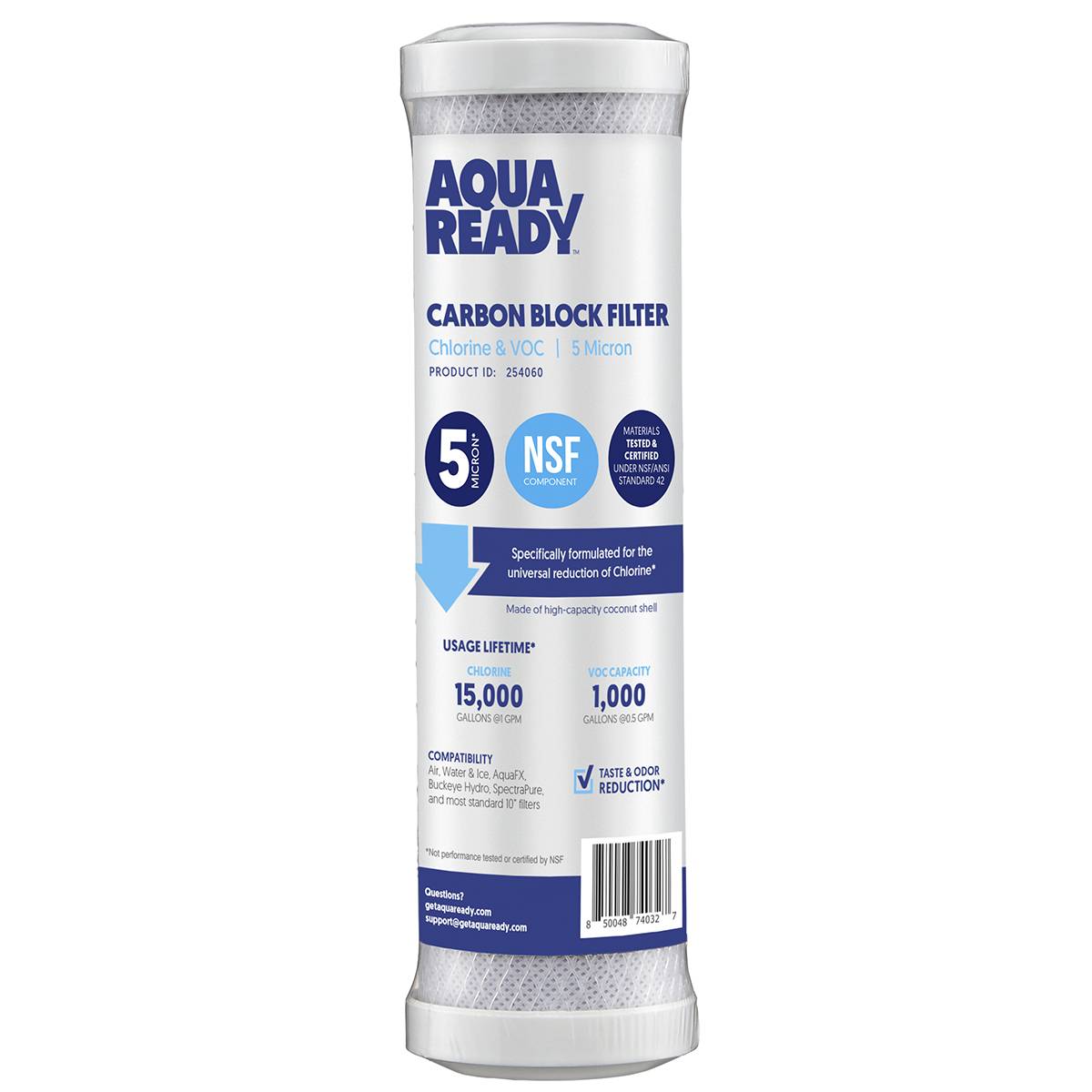 AQUAREADY Carbon Block Filter for AquaReady RO System