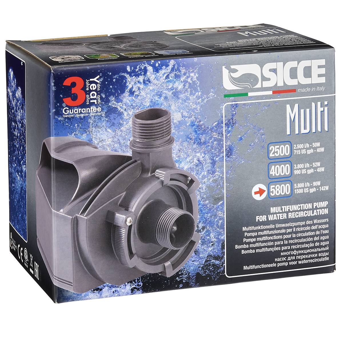 SICCE MULTI 5800 Pump (1500 GPH)