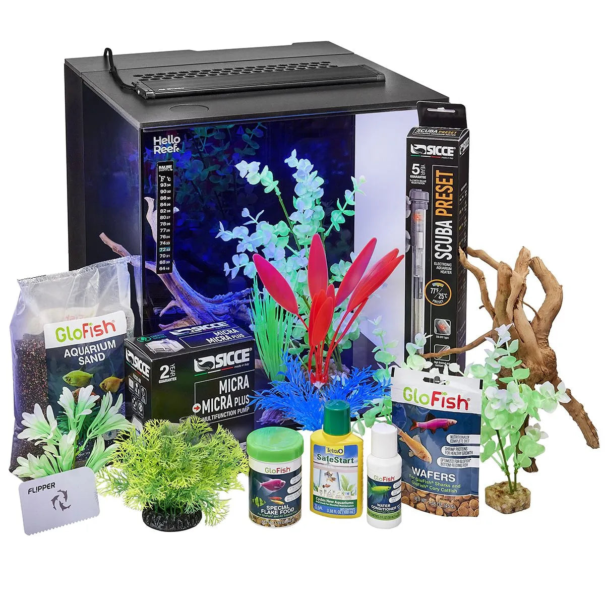 HELLOREEF GloFish® Aquarium Kit